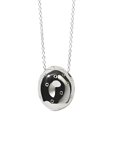Meadowlark - Strawberry Necklace Large Sterling Silver