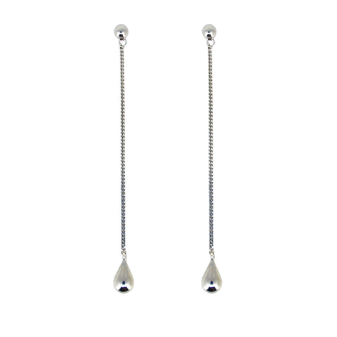 Boh Runga - Droplet Drop Earring Silver
