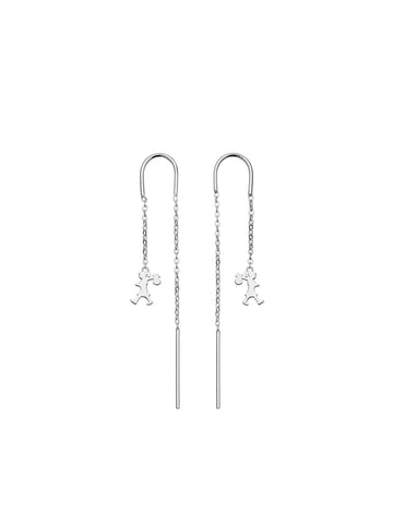 Karen Walker - Runaway Girl Thread Earrings Silver