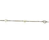 Karen Walker - 9ct Yellow Gold Mini Charm Bracelet