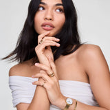 Daniel Wellington - Petite Roman Numerals Date 5-link Gold