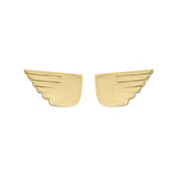 Boh Runga - Snowbird Wing Stud Gold Plate