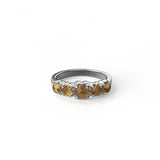 Stolen girlfriends Club - Halo Cluster Ring Citrine