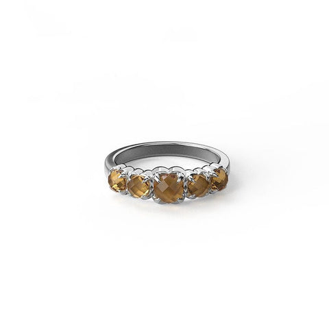 Stolen girlfriends Club - Halo Cluster Ring Citrine