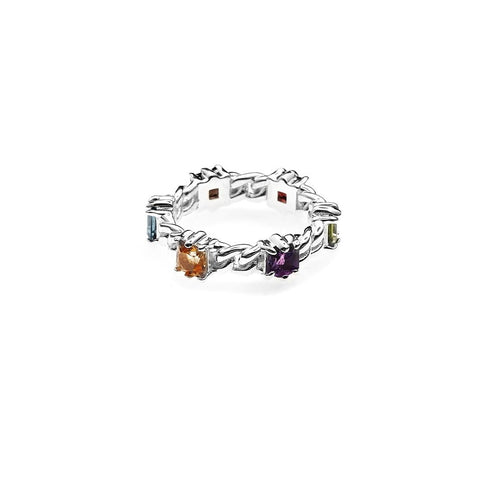 Stolen Girlfriends Club - Multi Stone Chain Ring