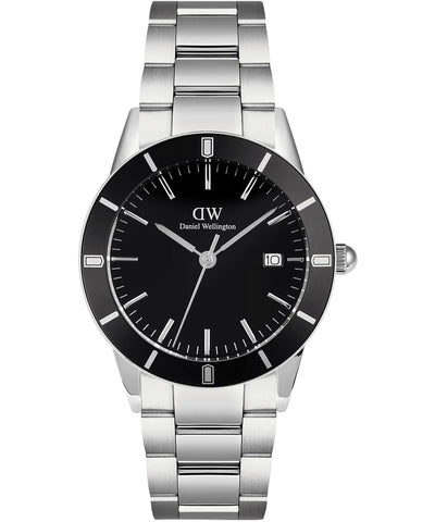 Daniel Wellington - Index Bezel Full Black & Silver