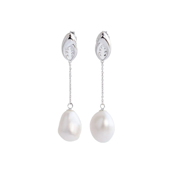 Nick Von K - Crab Claw Pearl Earrings