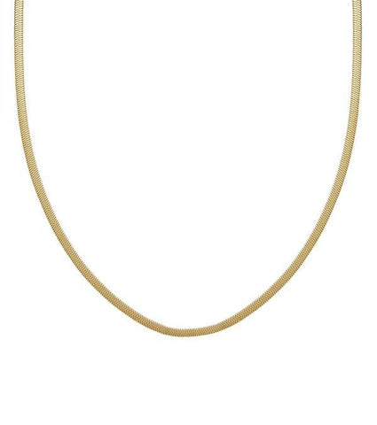 Edblad -  Herringbone 80cm Gold Plated Chain