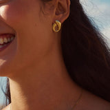 Edblad - Paisley Studs Small Gold