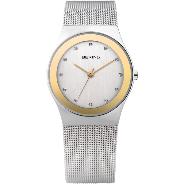 Bering - Ladies Two Toned Mesh Strap Watch