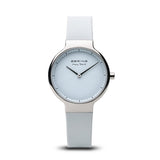 Bering - Max René Polished Silver, White 31mm