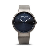 Bering - Max René / Brushed Grey | Silver Mesh (40mm) / 15540-077