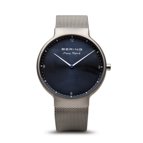 Bering - Max René / Brushed Grey | Silver Mesh (40mm) / 15540-077