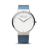 Bering - Max René Polished Silver Blue 40mm