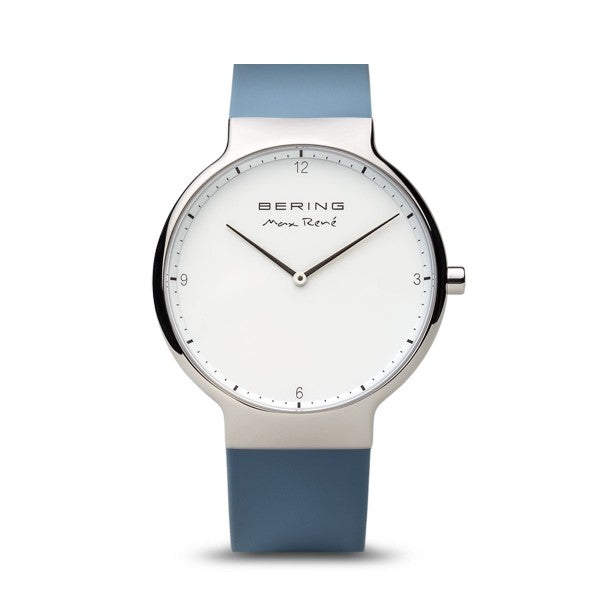 Bering - Max René Polished Silver Blue 40mm