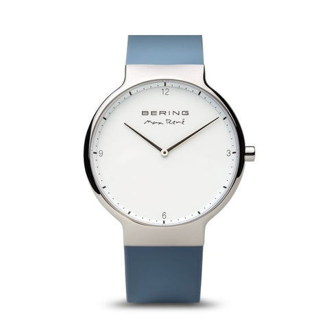 Bering - Max René Polished Silver Blue 40mm