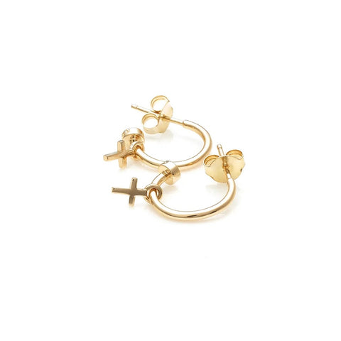 Stolen Girlfriends Club - Cross Anchor Sleeper Gold Plated