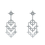Lindi Kingi Stardust Earrings - Platinum Plate