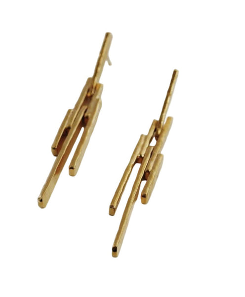 Joidart - Arquitectura XL Golden Earrings