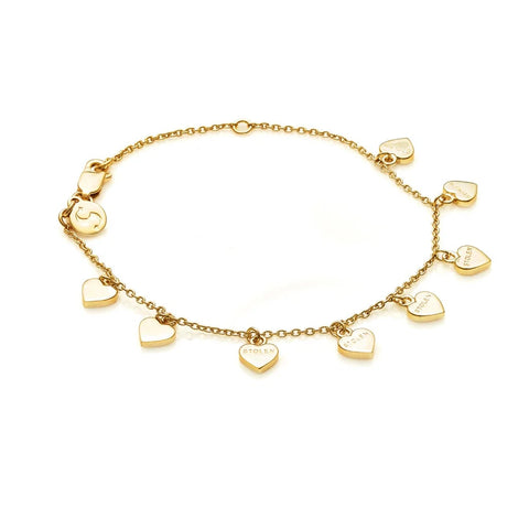 Stolen Girlfriends Club - Stolen Heart Bracelet Gold Plated