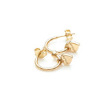 Stolen Girlfriends Club - Heart Anchor Earring - Gold Plated