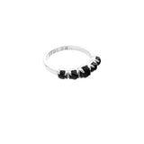 Stolen Girlfriends Club - Halo Cluster Ring - Onyx