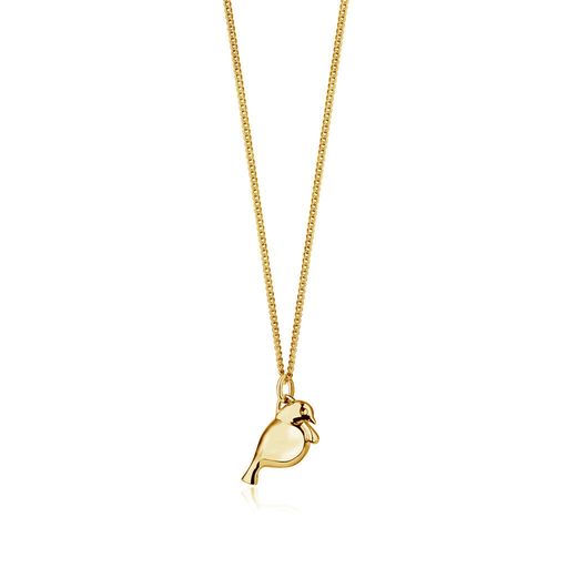 Boh Runga - Gold Plated Tui Pendant