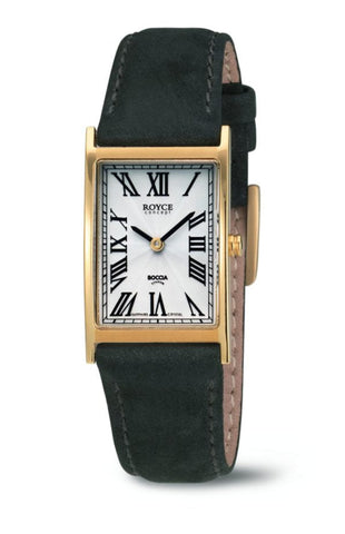 Boccia - Titanium watch Black Leather Strap