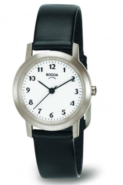 Boccia - Titanium and Leather Strap Watch