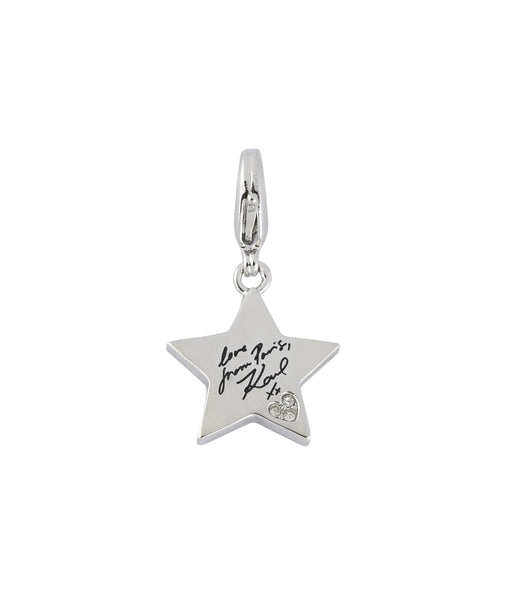 KARL LAGERFELD SILVER KARL STAR CHARM