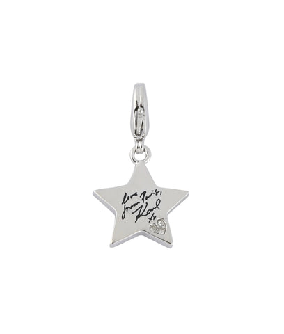 KARL LAGERFELD SILVER KARL STAR CHARM