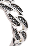 KARL LAGERFELD CHAIN LINK RING - MEDIUM