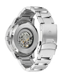 Bulova - Men's Marine Star Automatic Watch Silver/Black