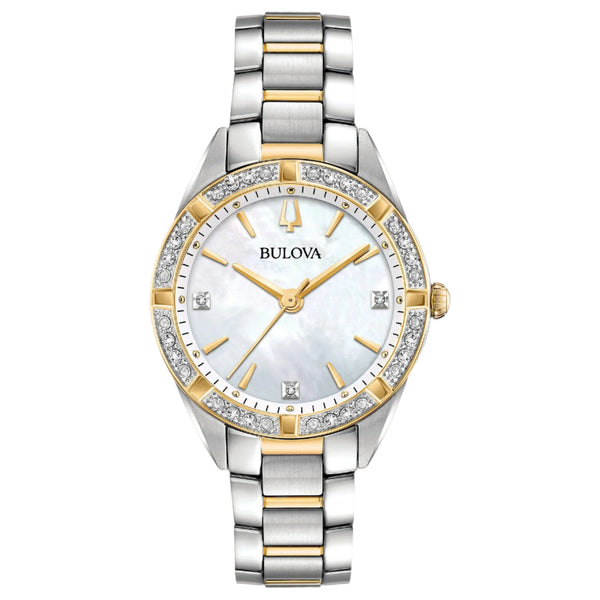 Bulova - Classic Women's Mother of Pearl & Diamond Watch