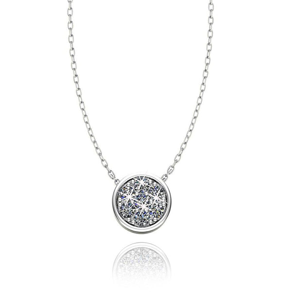 Love In A Jewel Chic Pendant - Silver with Swarovski Crystal