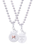 Winged Heart Sterling Silver Declaration Pendant "Memories"