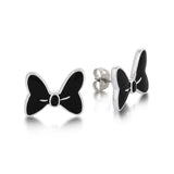Couture Kingdom Minnie Mouse Black Bow Studs