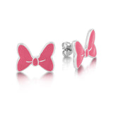 Couture Kingdom Minnie Mouse Pink Bow Studs