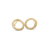 Pernille Corydon - Circle Small Open Coin Stud Earrings
