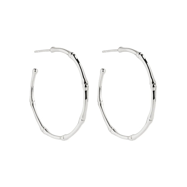 Najo - Bamboo Large Stud Hoop Earring