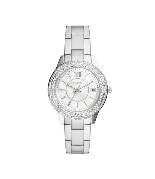 Fossil - Stella Three-Hand Date Stainless Steel Watch