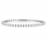 Georgini - Selena 3mm Silver Tennis Bracelet Cubic Zirconia Large