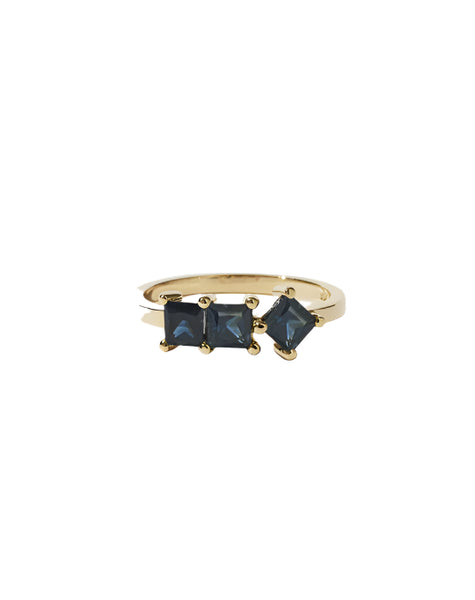 Meadowlark - Imogen Ring 9ct Yellow Gold, Blue Sapphire