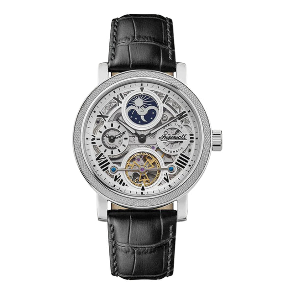 Ingersoll - The Row Automatic Silver & Black Watch