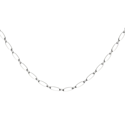 Rosefield Jewellery - Oval Necklace Silver