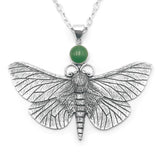 Nick Von K -Large Pounamu Puriri Moth Pendant