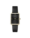 Rosefield Watch - Octagon Crystal Black & Gold