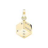 Rosefield Jewellery - Gold Lucky Dice Charm