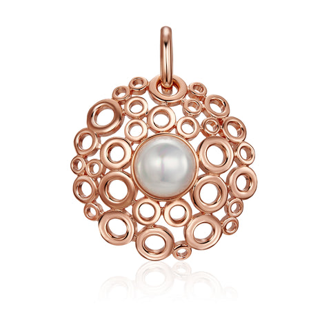 Kagi Rose Champagne Bubbles Pendant