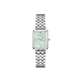 Rosefield Watch - Octagon Extra Small Mint Green Silver Watch